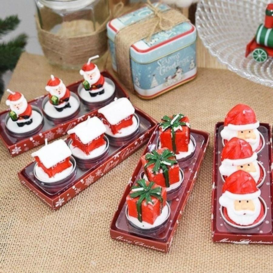 Набор из 3 декоративных рождес – обзор и цена Holiday Candle Set