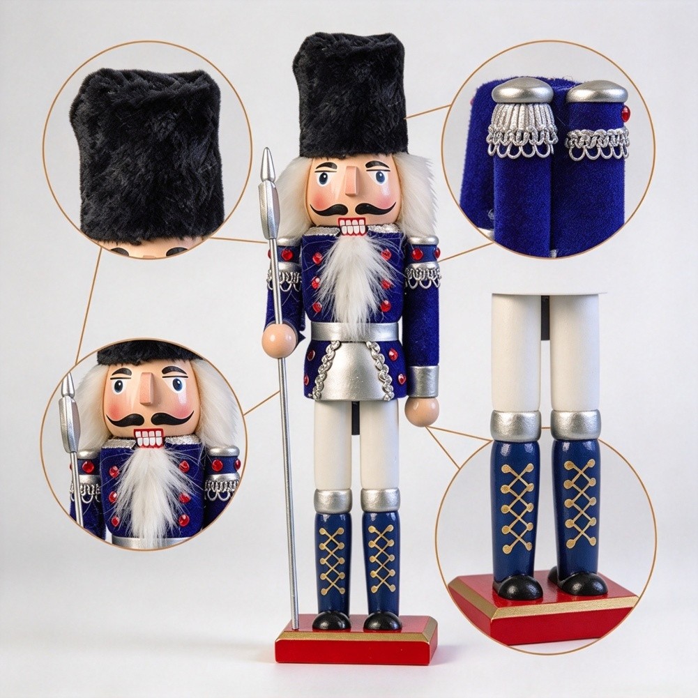 Деревянный Щелкунчик 30 см для – обзор и цена Nutcracker Figurine
