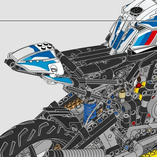 Набор для сборки модели мотоци – обзор и цена Lego Set Technic