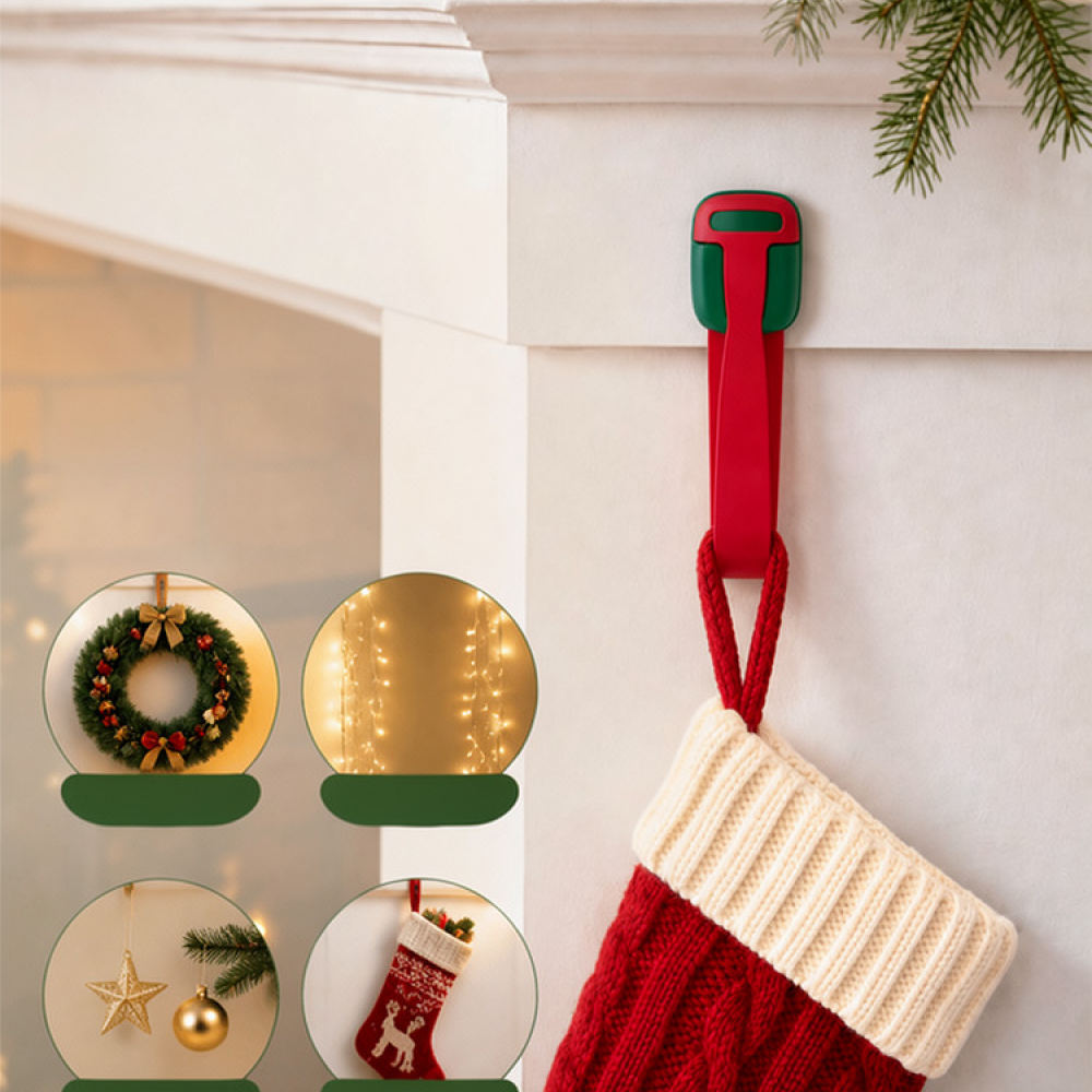 Многоразовый силиконовый крючо – обзор и цена Christmas Stocking Hanging
