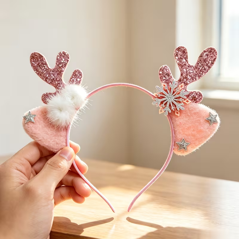 1 шт./5 шт./7 шт. Атмосферный  – обзор и цена Reindeer Antlers Headband