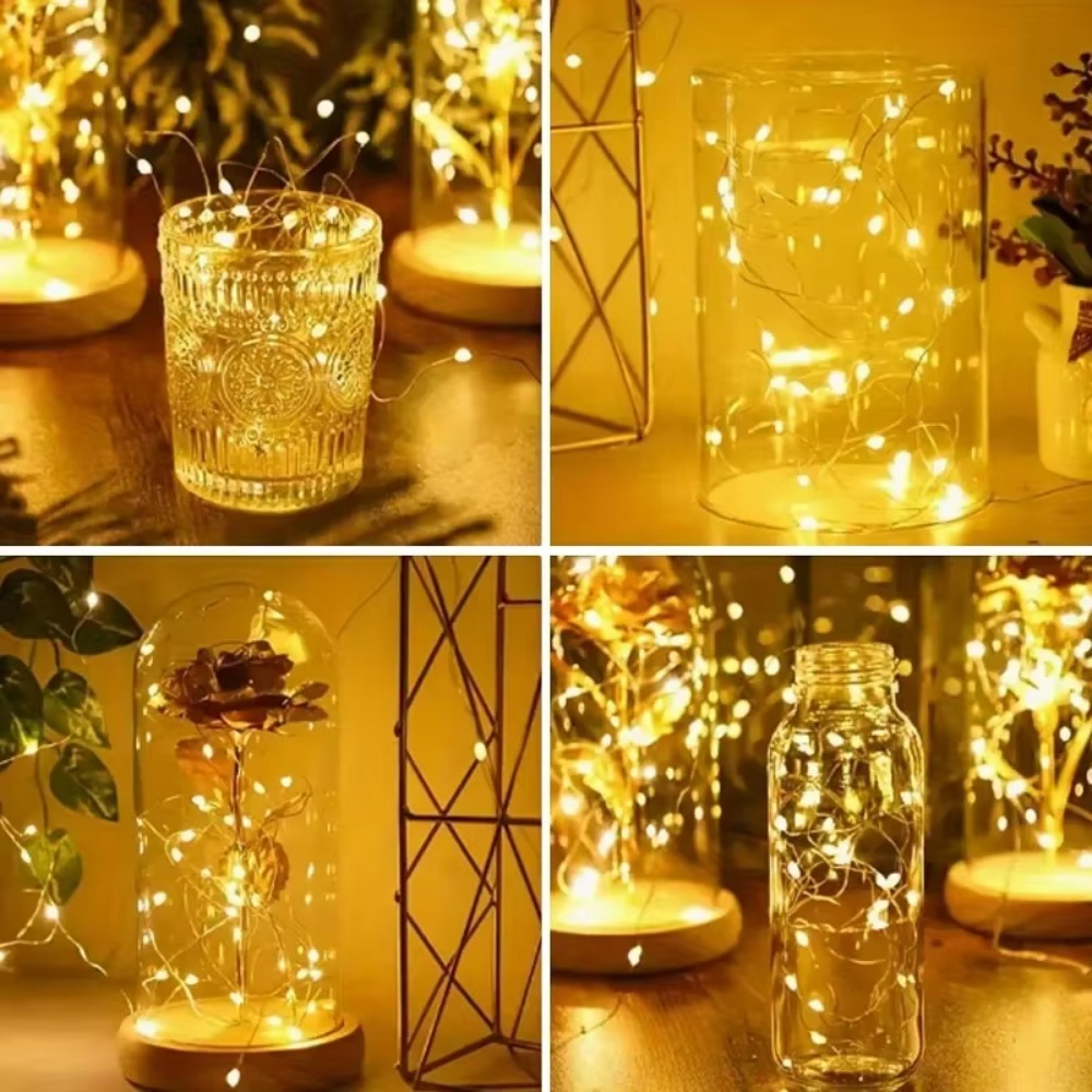 Светодиодные гирлянды из медно – обзор и цена Led Fairy String Lights
